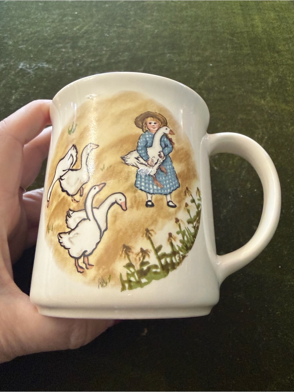 Pfaltzgraff Country Summer Ceramic Piece with Blue Transfer Design